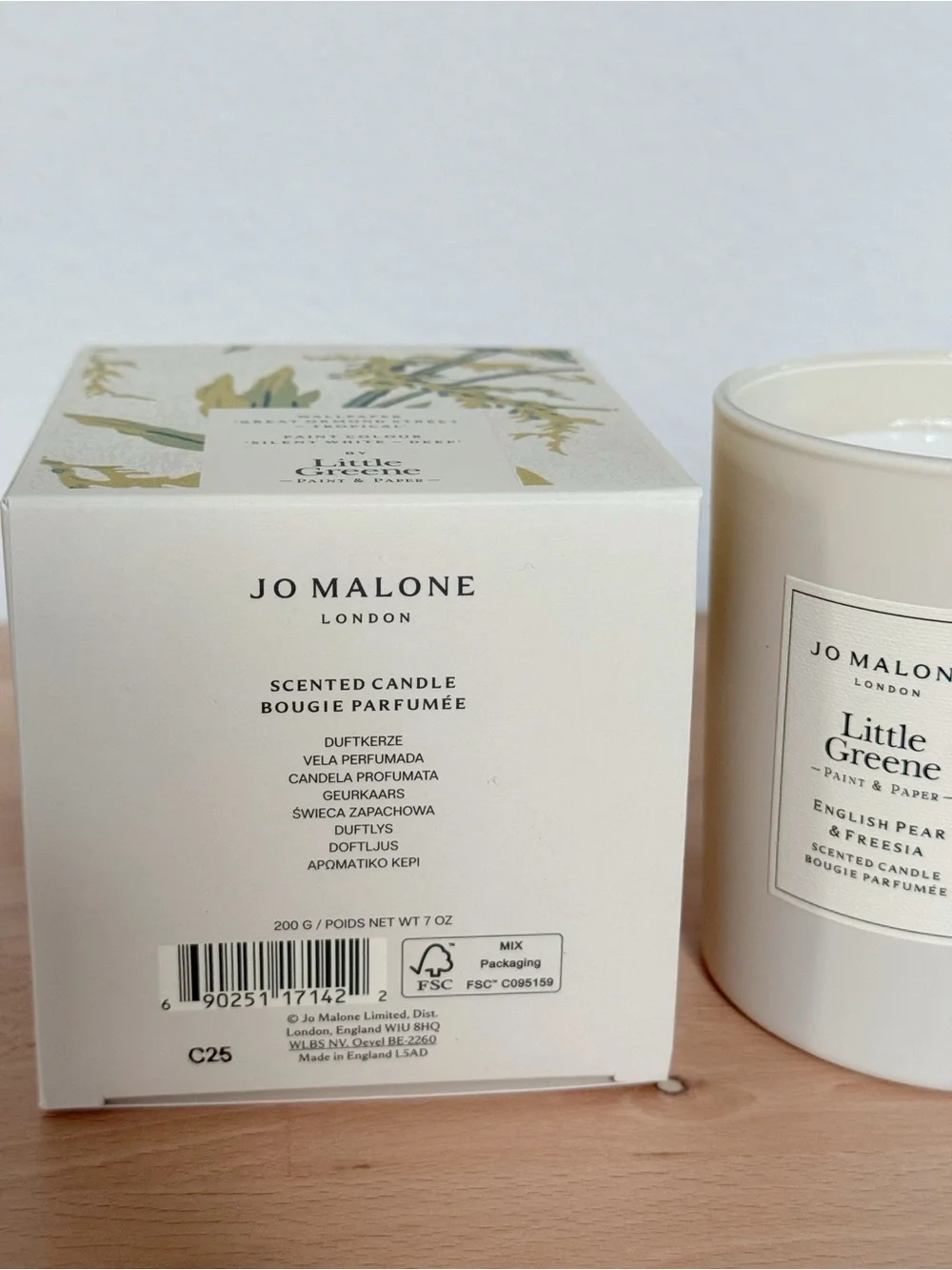 Jo Malone Little Greene English Pear & Freesia Scented Candle - Full Size